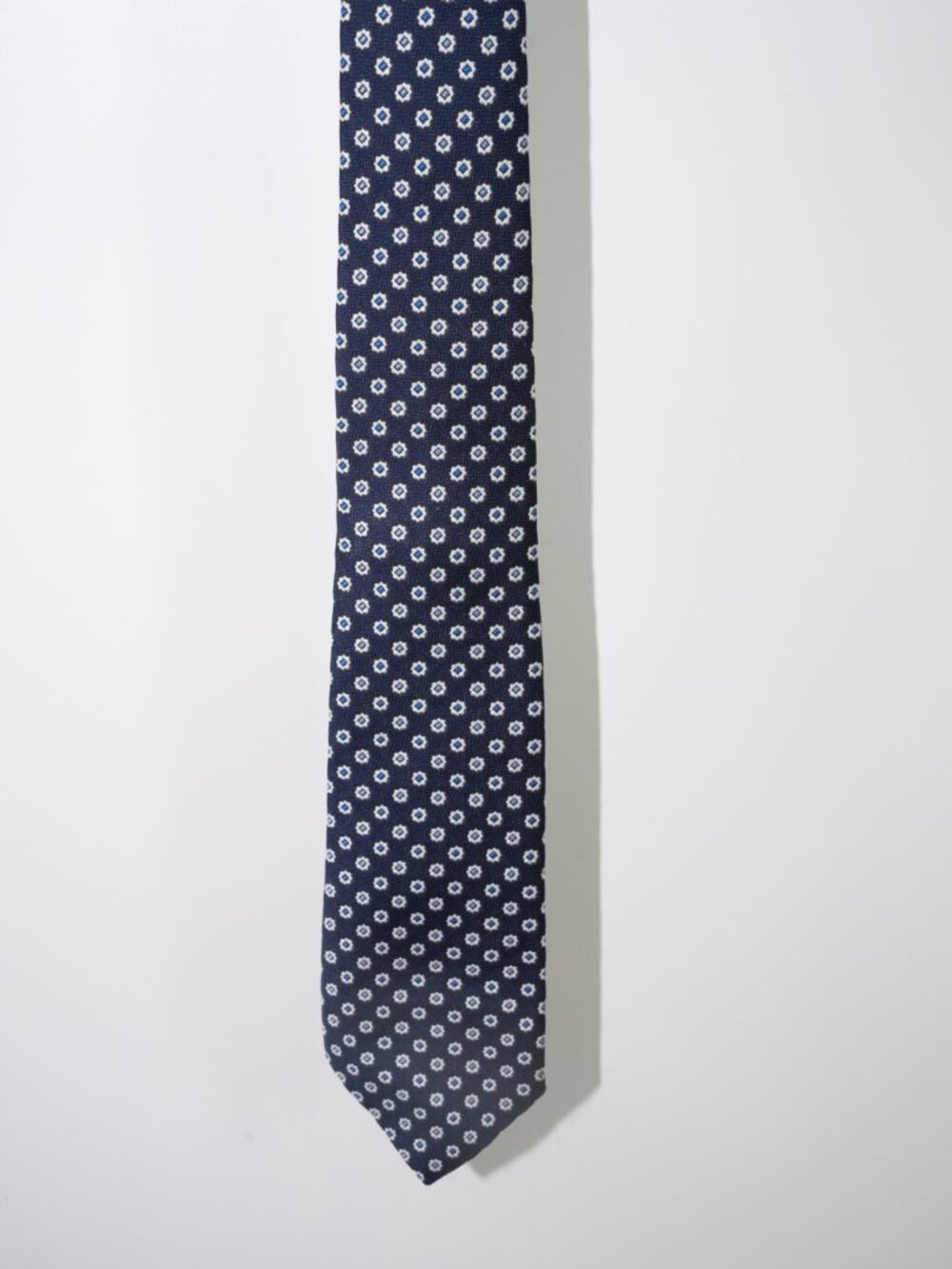 Unbranded Navy Floral Silk Tie